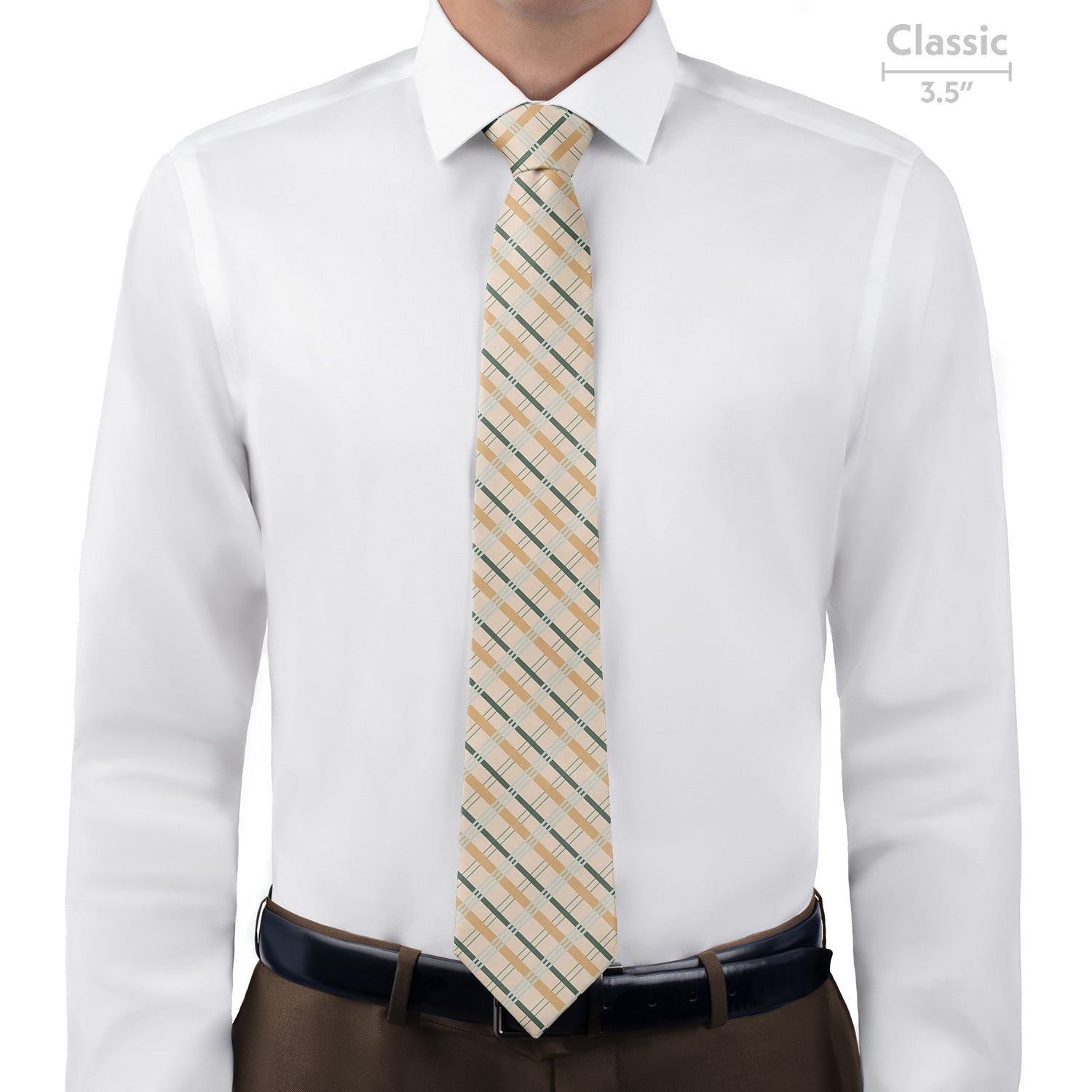 Savannah Plaid Necktie - Classic - Knotty Tie Co.