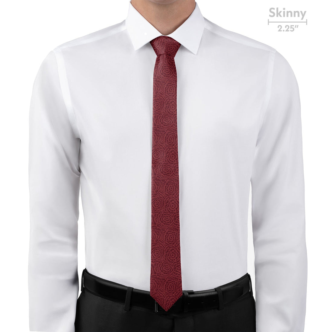Scribble Blossom Necktie - Skinny - Knotty Tie Co.