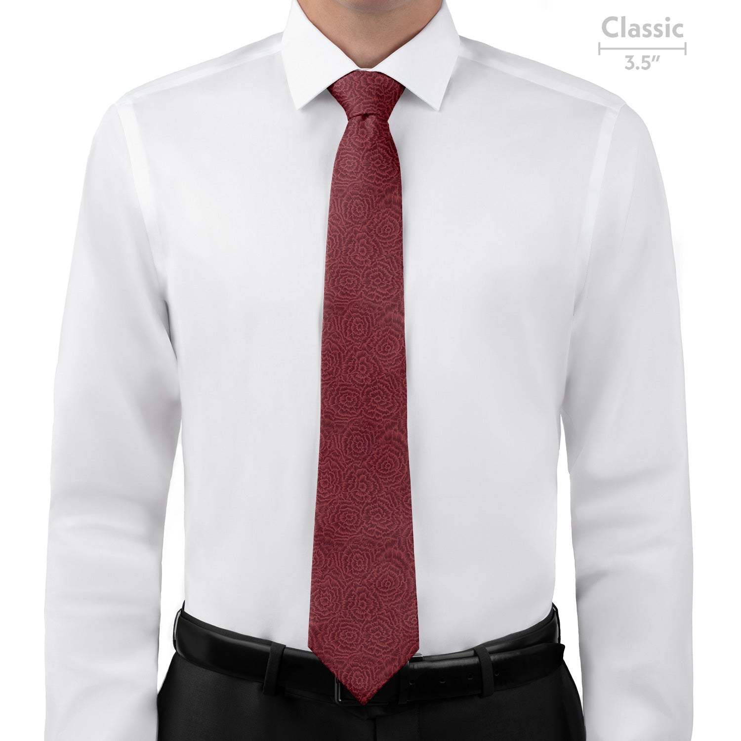 Scribble Blossom Necktie - Classic - Knotty Tie Co.