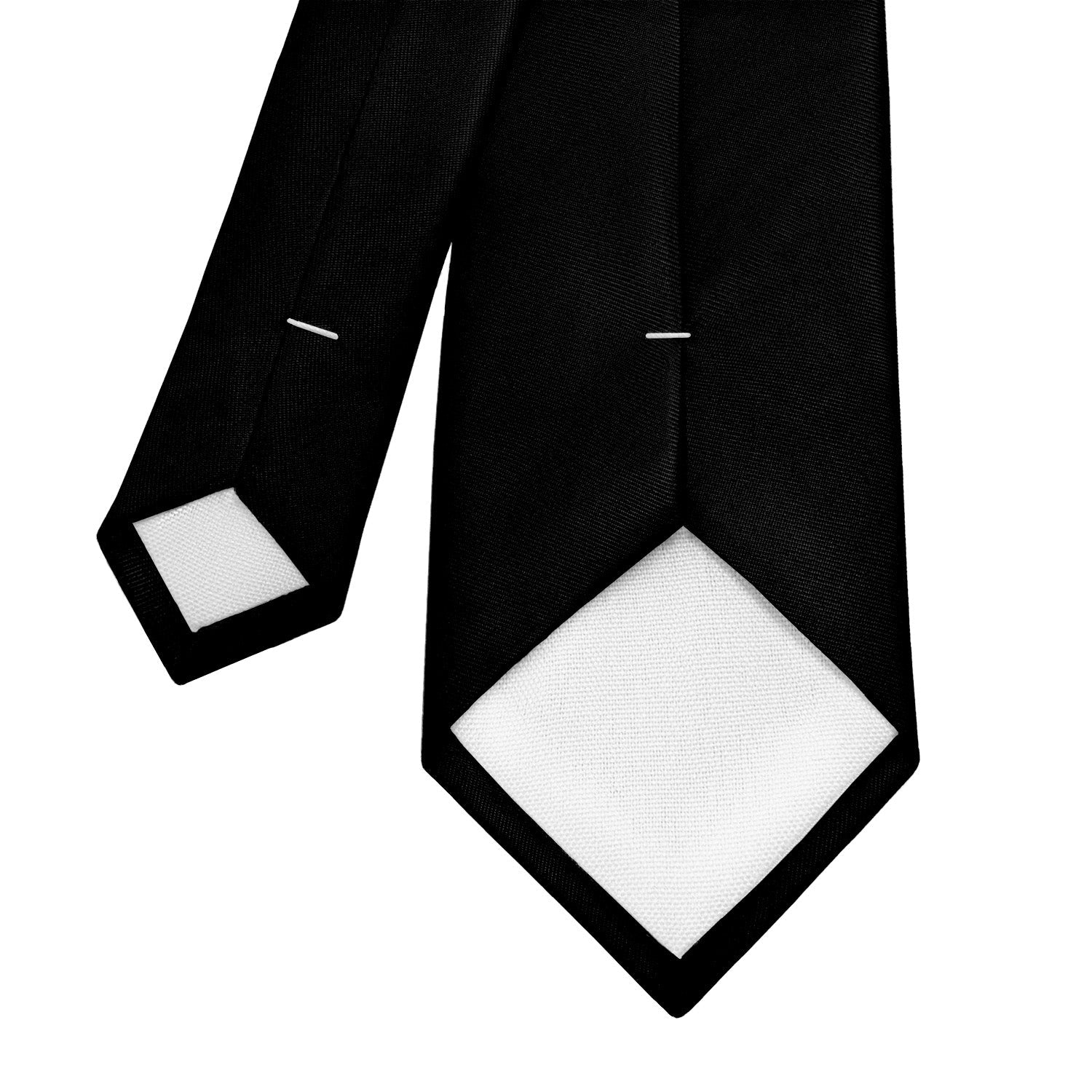 Script Initials On Tail Monogram Necktie - Tipping - Knotty Tie Co.