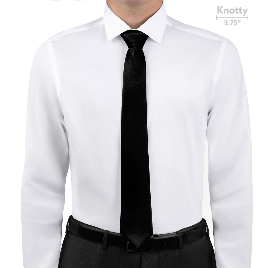 Script Initials On Tail Monogram Necktie - Knotty - Knotty Tie Co.