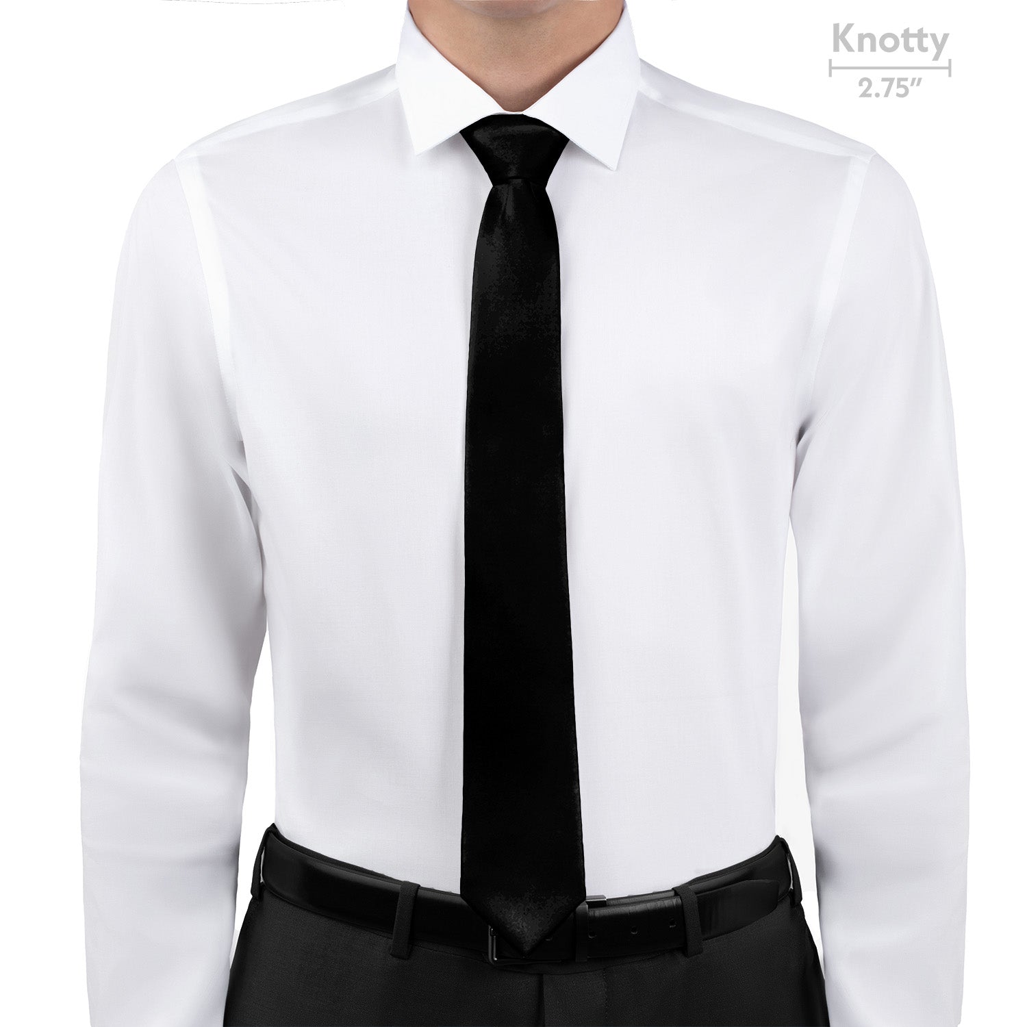 Script Initials On Tail Monogram Necktie - Knotty - Knotty Tie Co.