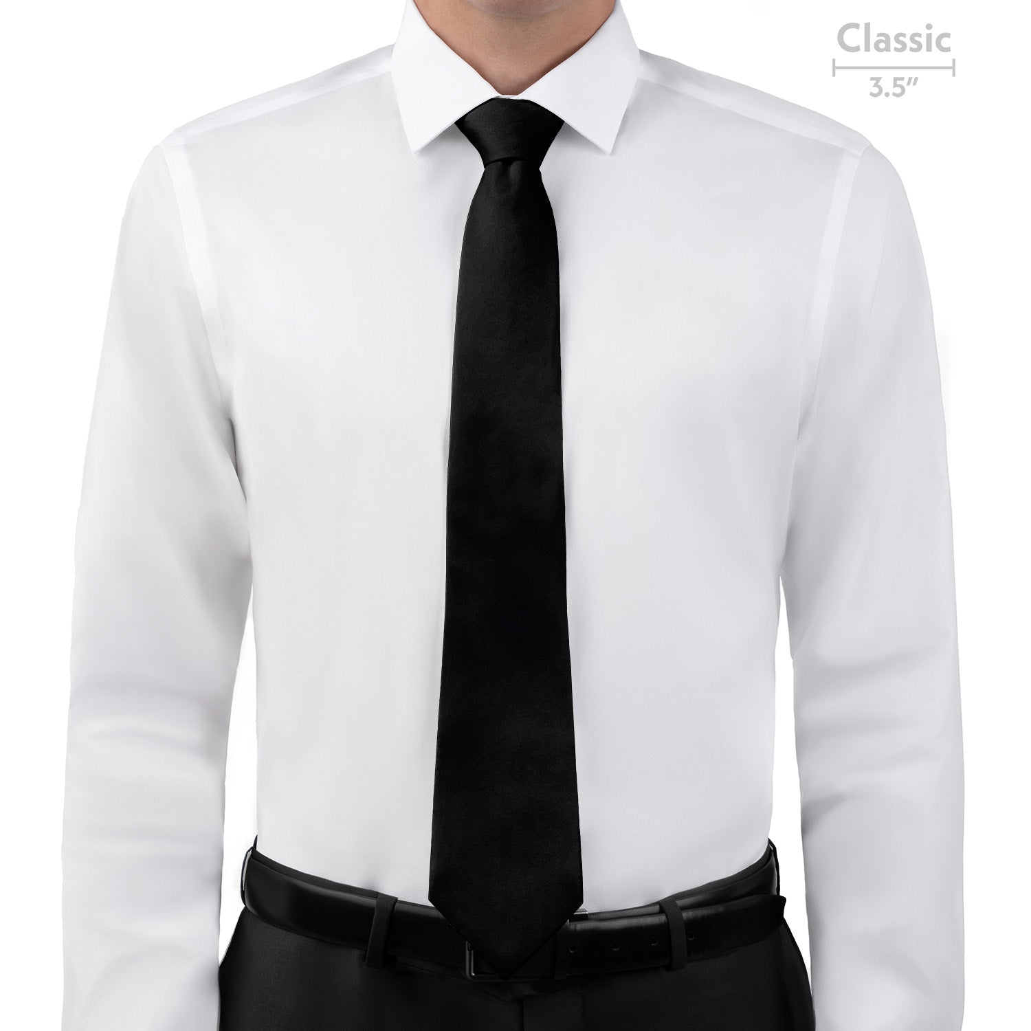 Script Initials On Tail Monogram Necktie - Classic - Knotty Tie Co.