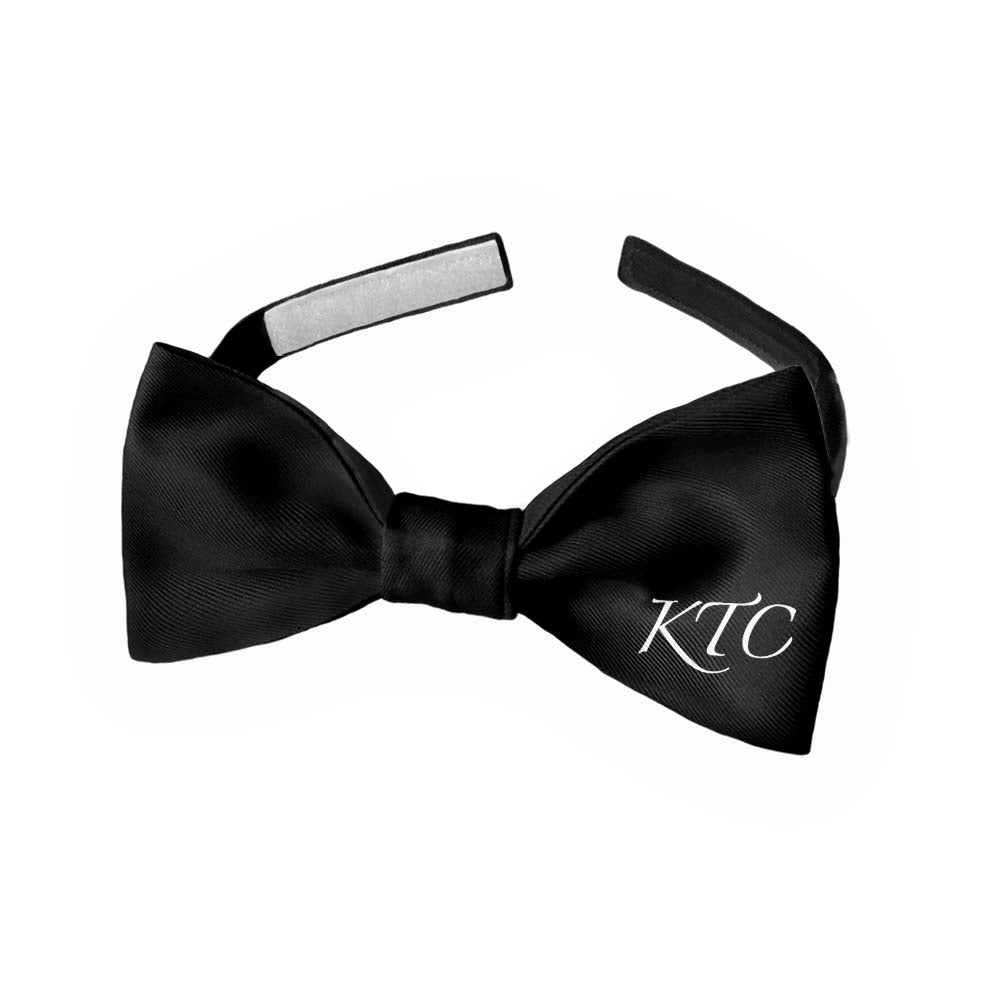 Script Initials On Bow Monogram Bow Tie - Kids Bow Tie - Knotty Tie Co.