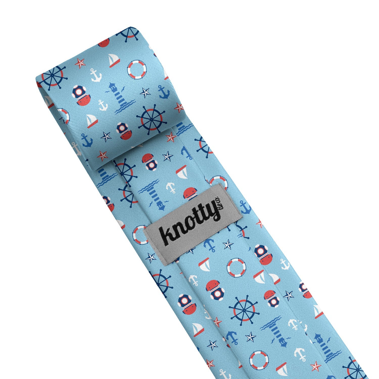 Sea Faring Necktie - Tag - Knotty Tie Co.