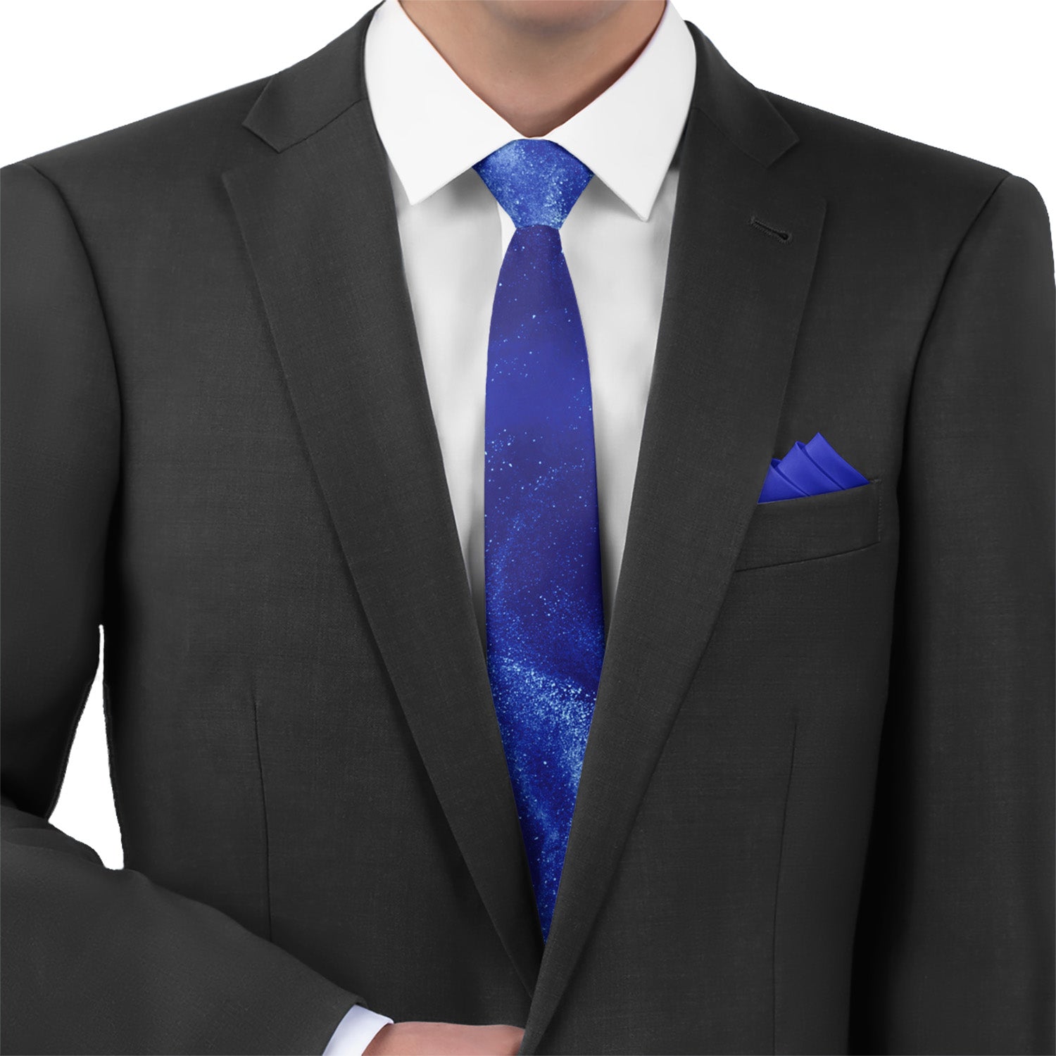 Sea Ice Necktie - Matching Pocket Square - Knotty Tie Co.