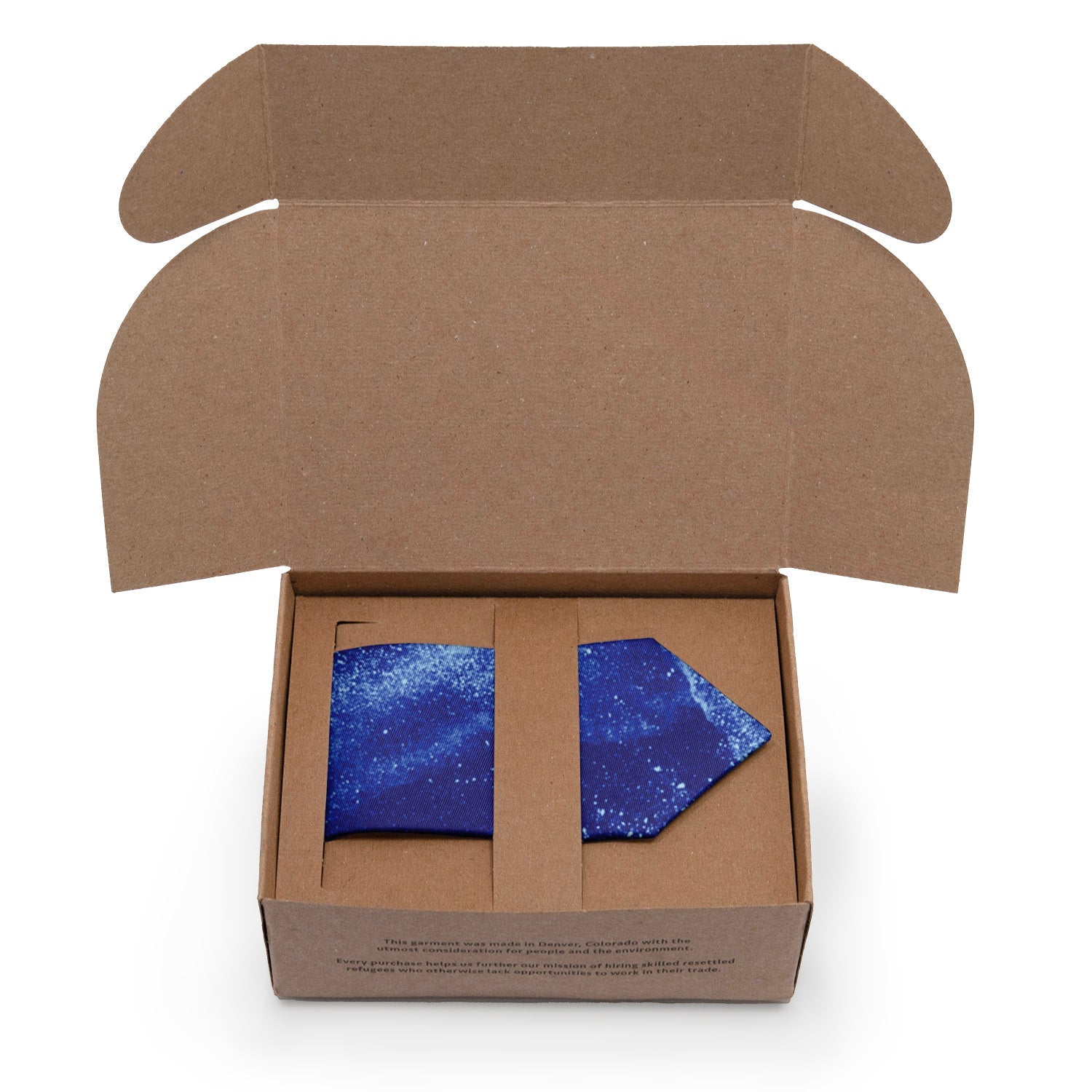 Sea Ice Necktie - Packaging - Knotty Tie Co.