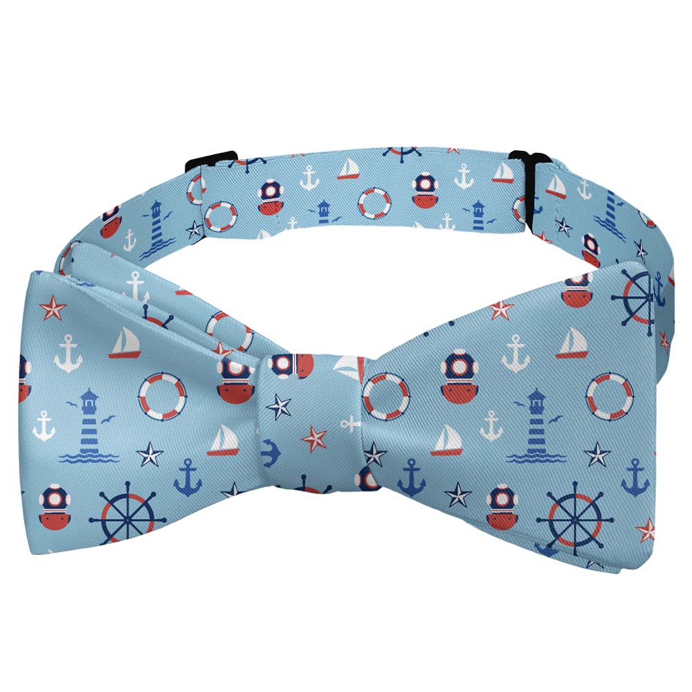 Sea Faring Bow Tie - Self Tie Bow Tie - Knotty Tie Co.
