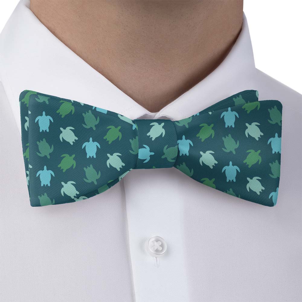 Sea Turtles Bow Tie - Bow Tie with Dress Shirt - Knotty Tie Co.