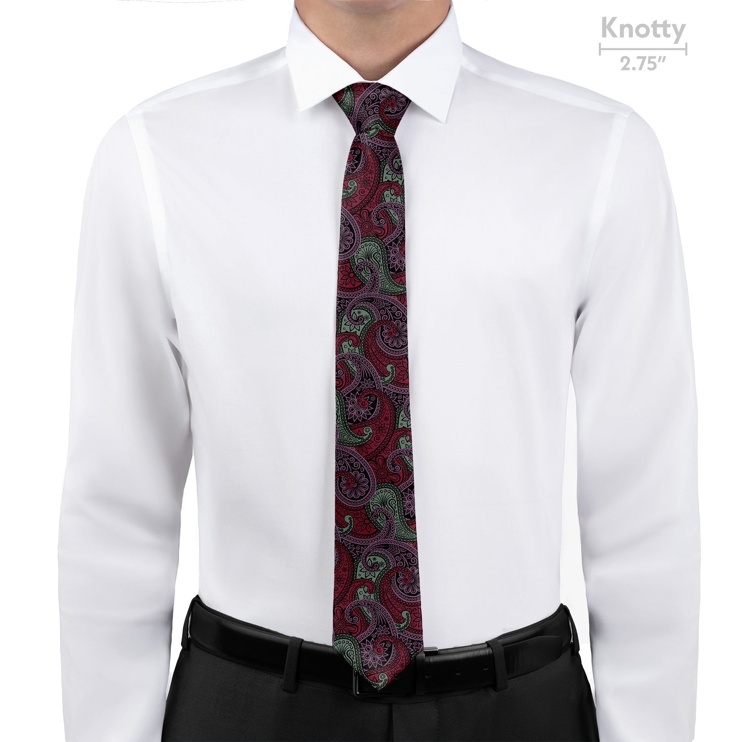 Sebastian Paisley Necktie - Knotty - Knotty Tie Co.