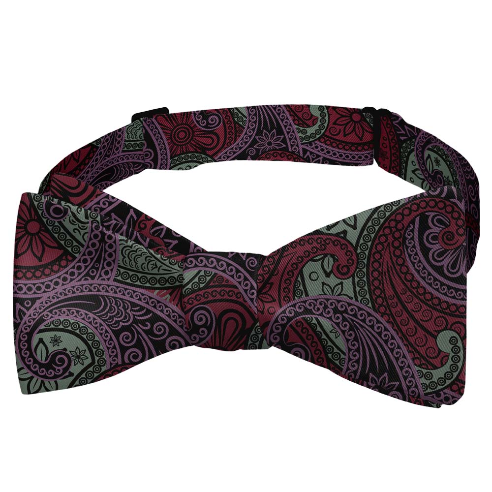 Sebastian Paisley Bow Tie - Self Tie Bow Tie - Knotty Tie Co.