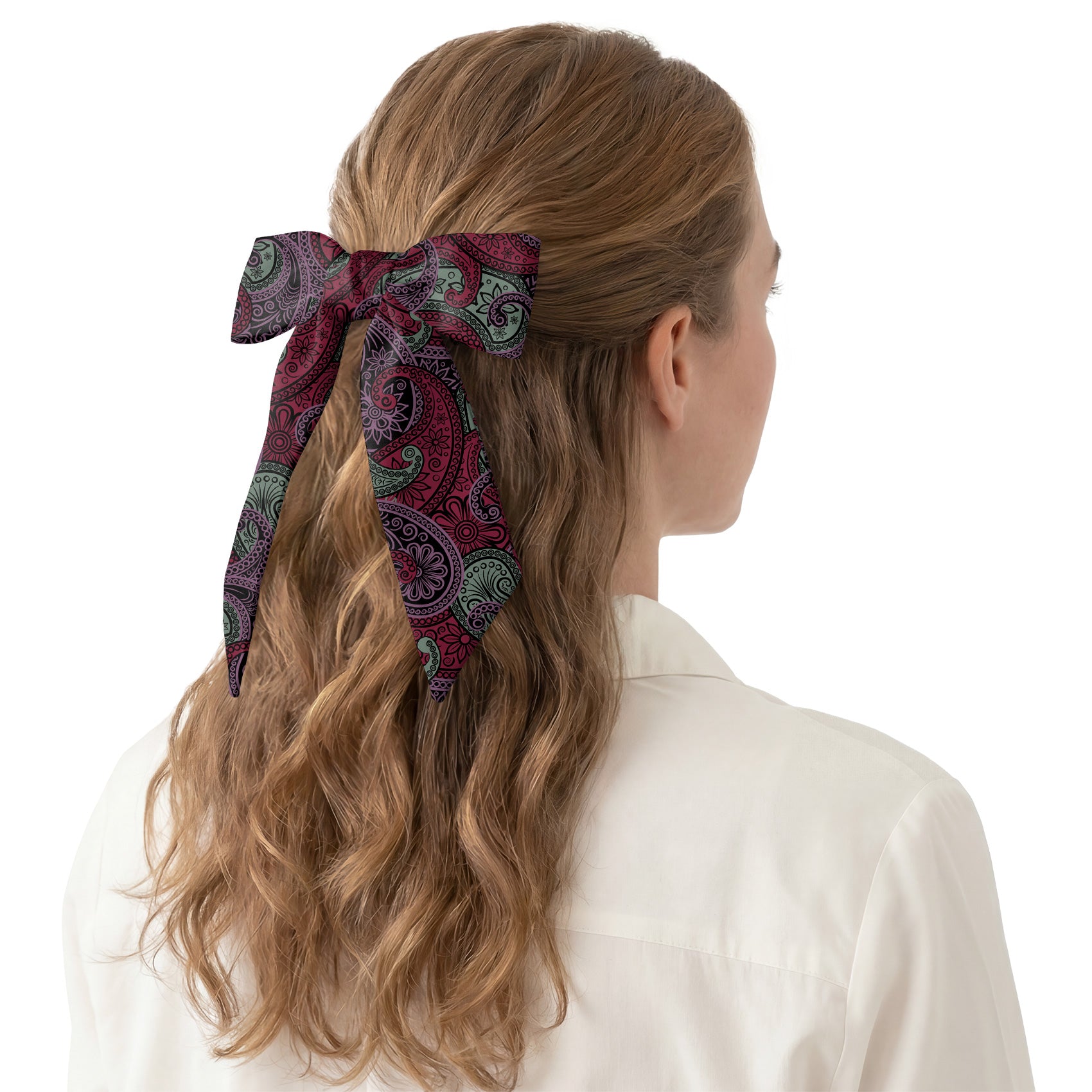 Sebastian Paisley Hair Scarf - Hair Scarf - Knotty Tie Co.