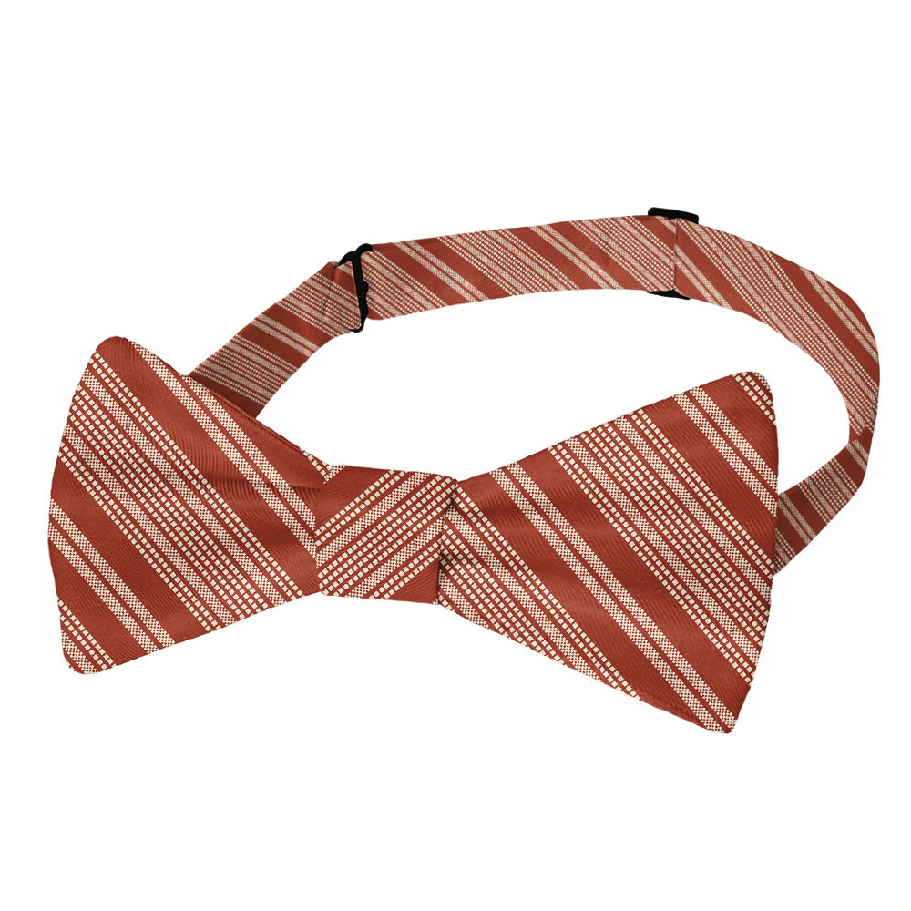 Sedona Stripe Bow Tie - Pre-Tied Bow Tie - Knotty Tie Co.
