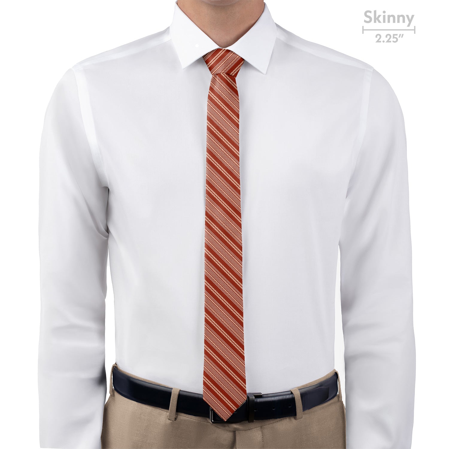 Sedona Stripe Necktie - Skinny - Knotty Tie Co.