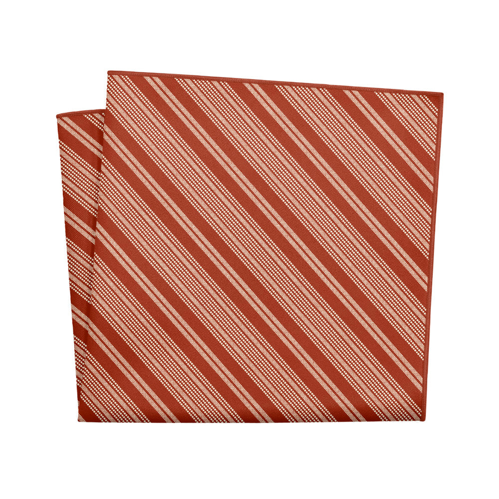 Sedona Stripe Pocket Square - 12" Square - Knotty Tie Co.