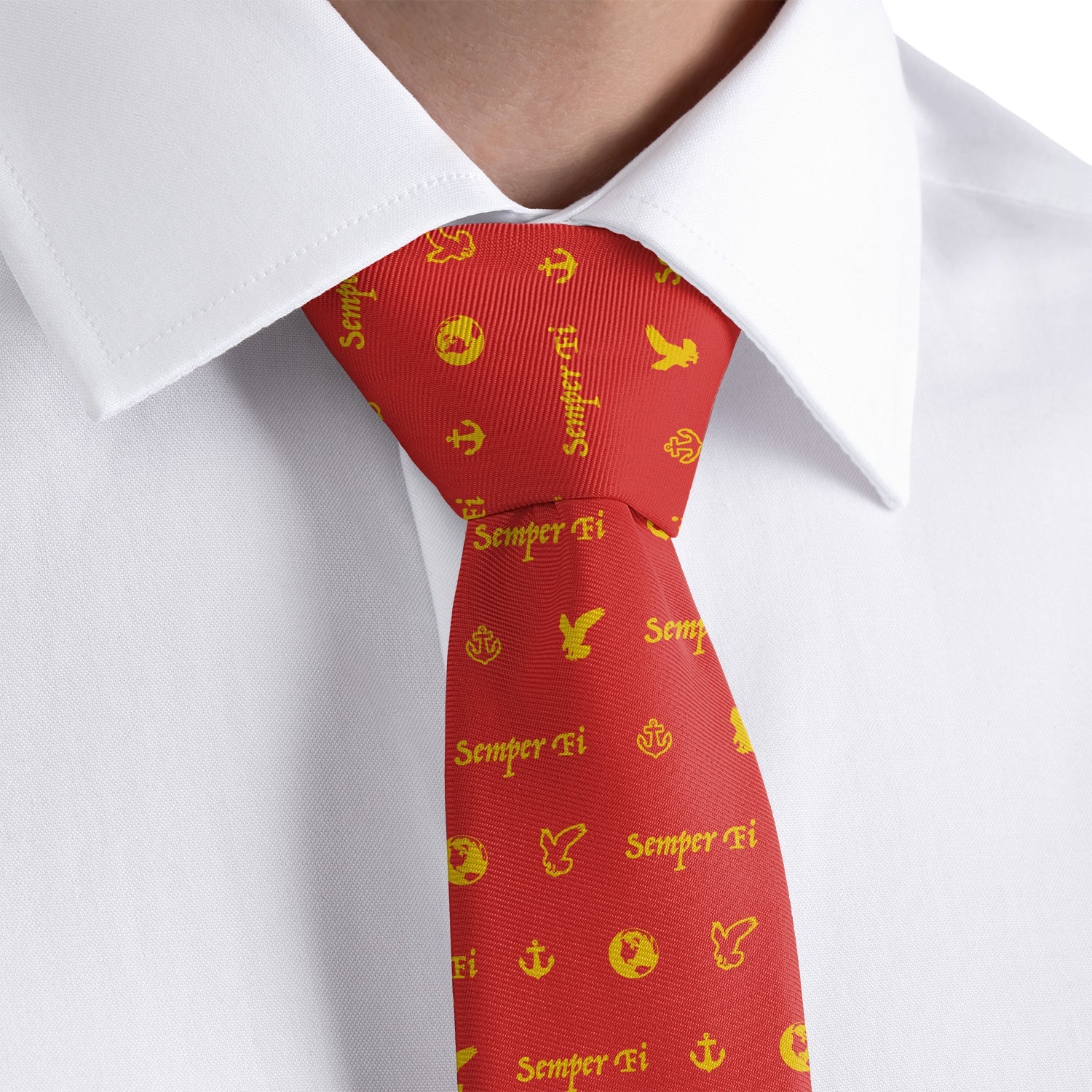 Semper Fi Necktie - Rolled - Knotty Tie Co.