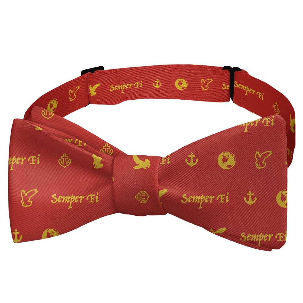 Semper Fi Bow Tie - Self Tie Bow Tie - Knotty Tie Co.