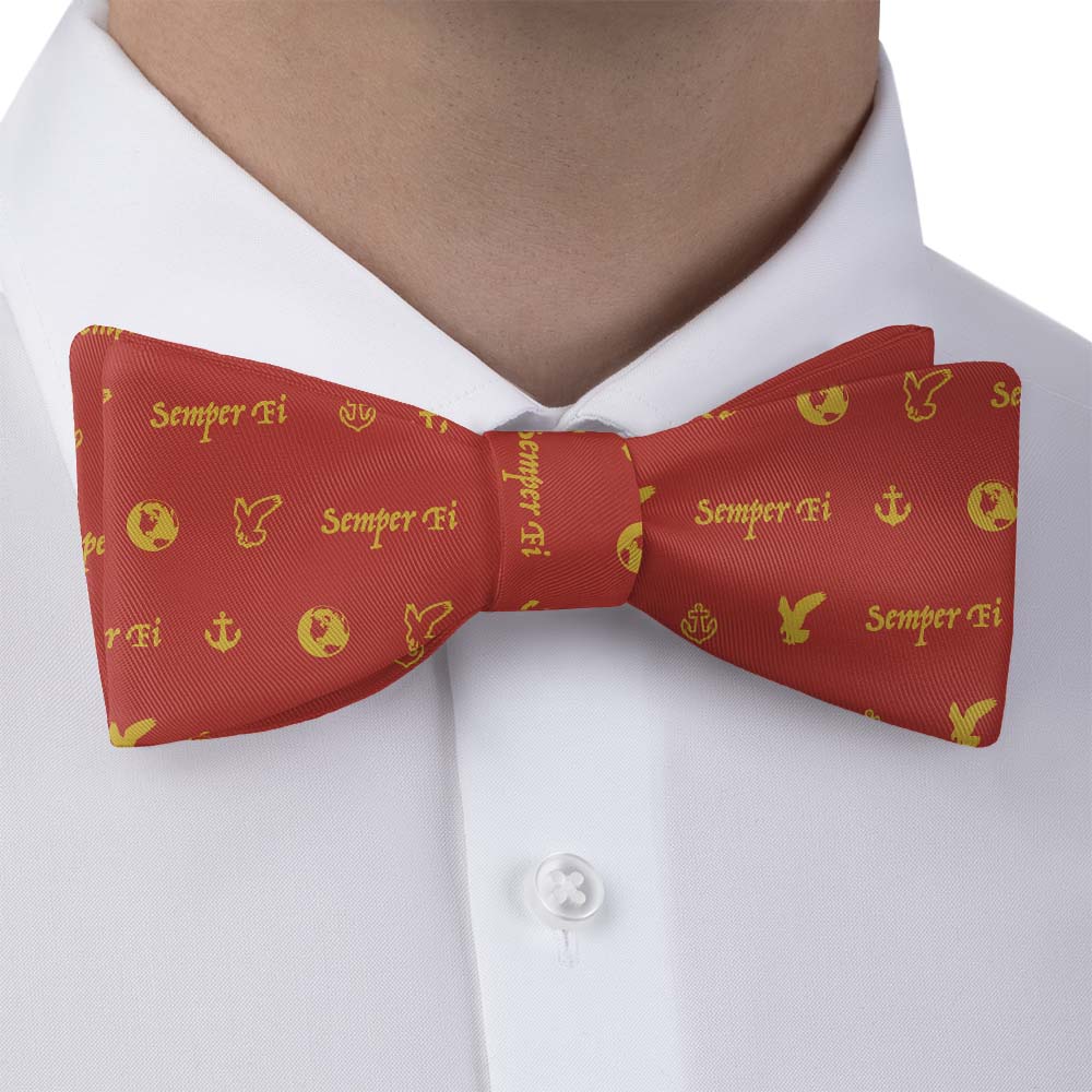 Semper Fi Bow Tie - Bow Tie with Dress Shirt - Knotty Tie Co.
