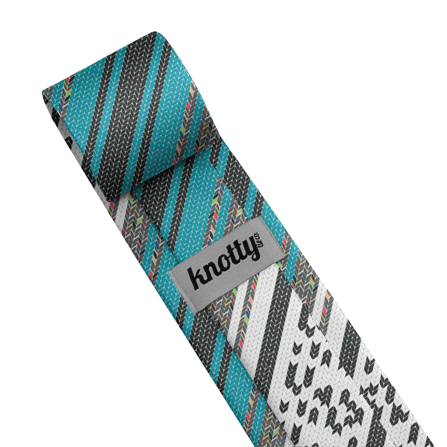 Serape Stripe Necktie - Tag - Knotty Tie Co.