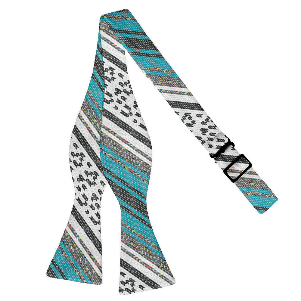 Serape Stripe Bow Tie - Adult Extra-Long Self-Tie 18-21" -  - Knotty Tie Co.