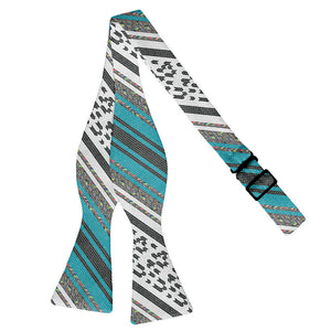 Serape Stripe Bow Tie - Self Tie Flat - Knotty Tie Co.