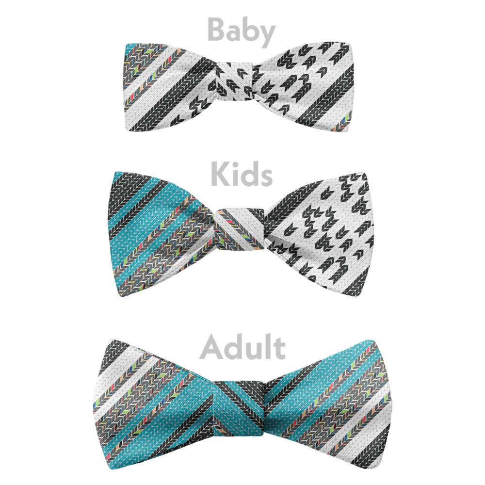 Serape Stripe Bow Tie - Bow Sizes - Knotty Tie Co.