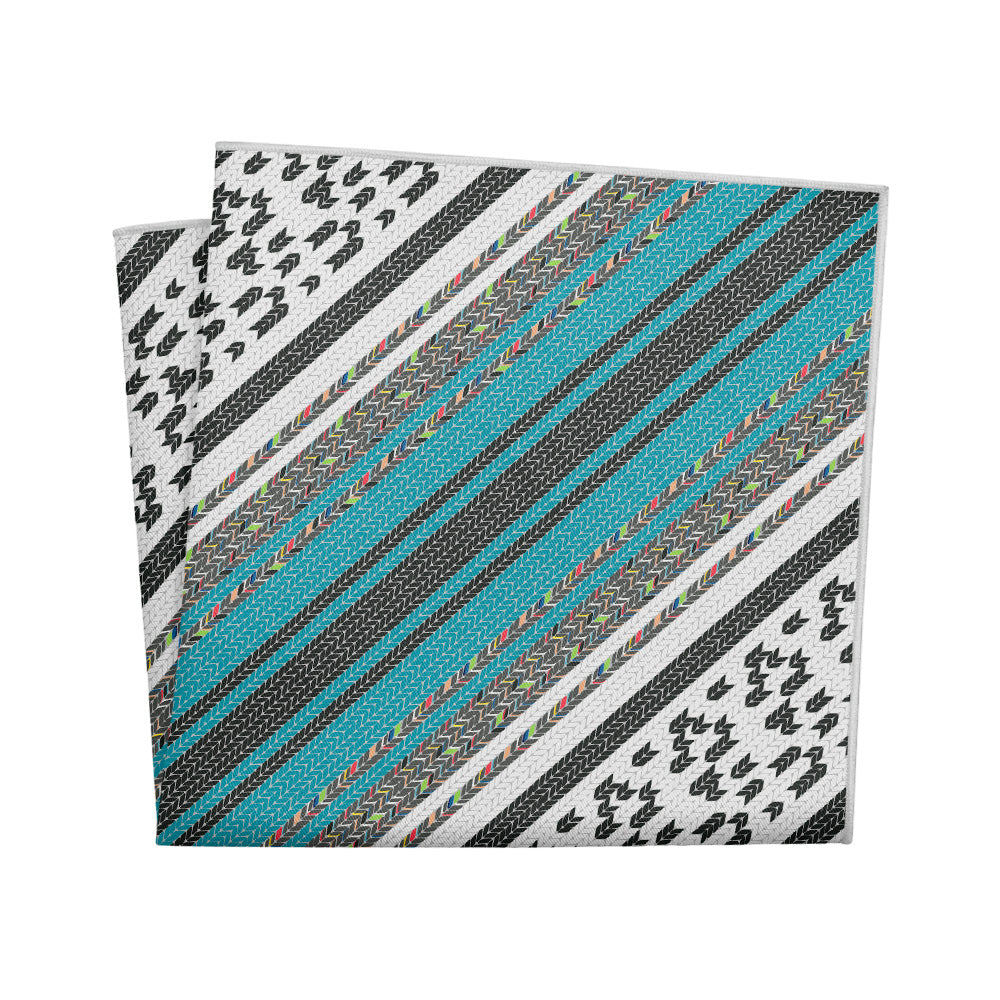 Serape Stripe Pocket Square - 12" Square - Knotty Tie Co.
