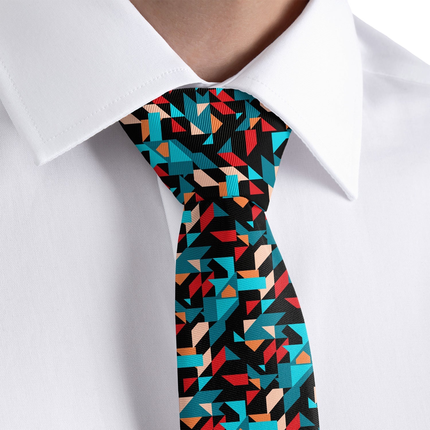 Seventh Sense Geo Necktie - Dress Shirt - Knotty Tie Co.