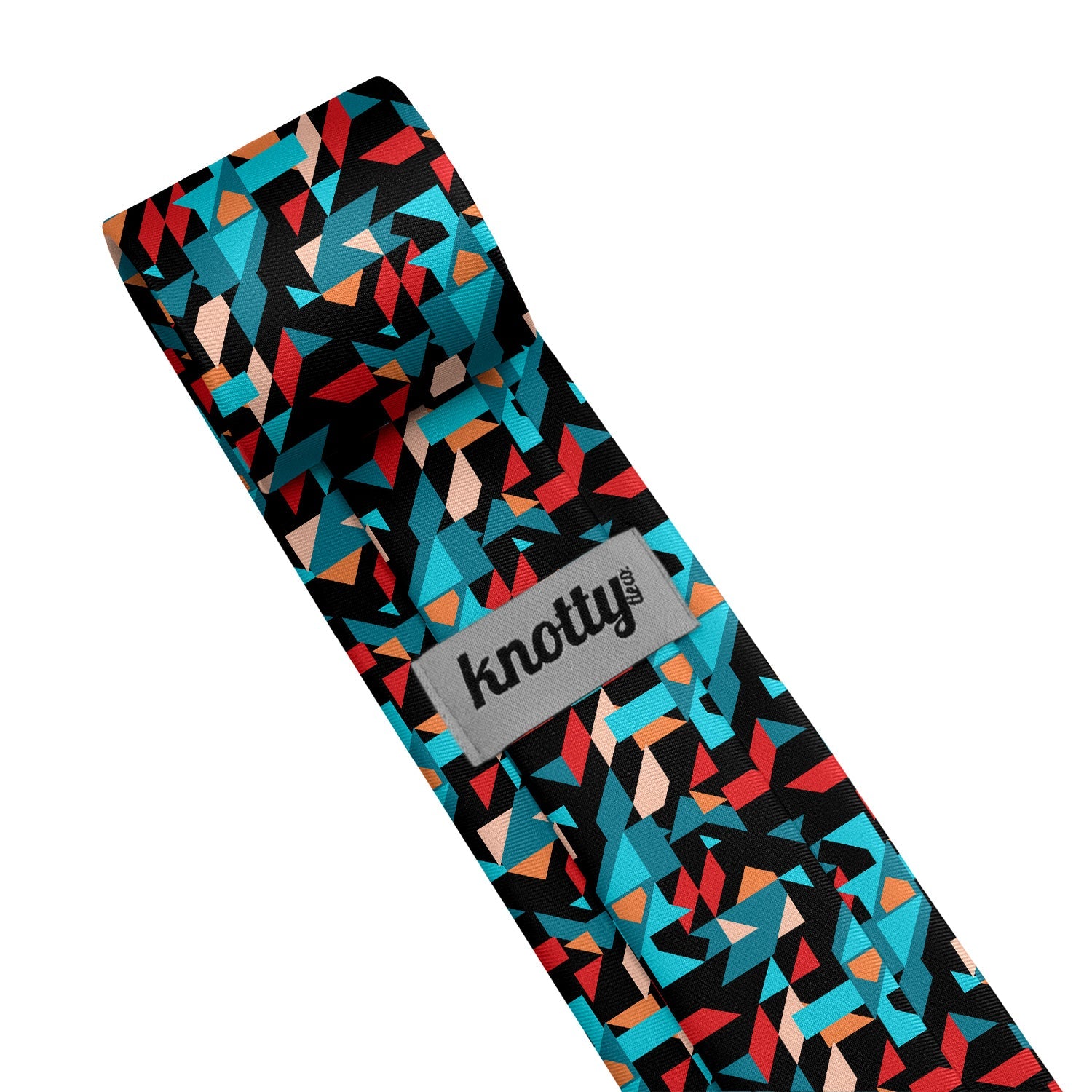 Seventh Sense Geo Necktie - Tag - Knotty Tie Co.