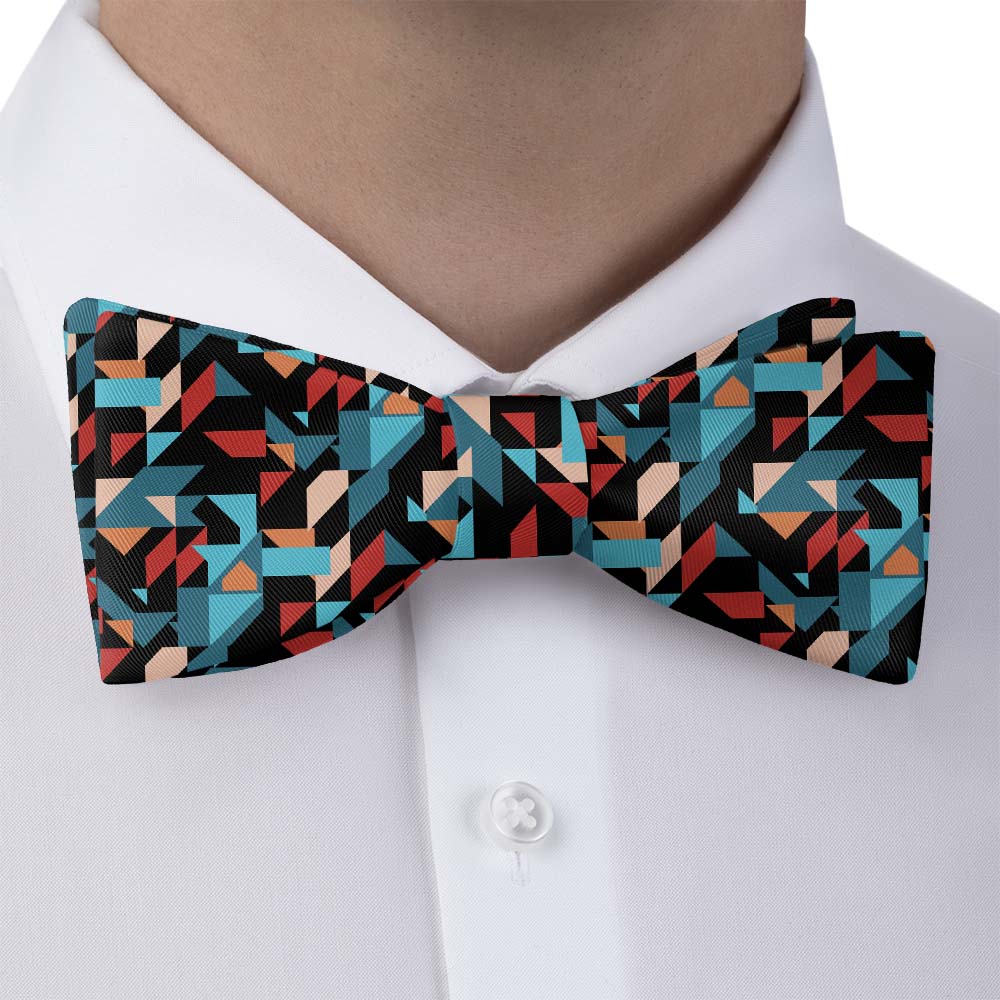 Seventh Sense Geo Bow Tie - Bow Tie with Dress Shirt - Knotty Tie Co.