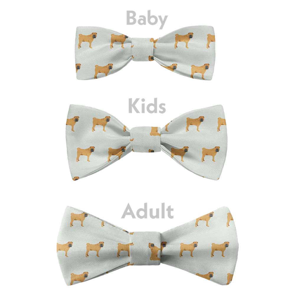 Shar-Pei Bow Tie - Bow Sizes - Knotty Tie Co.