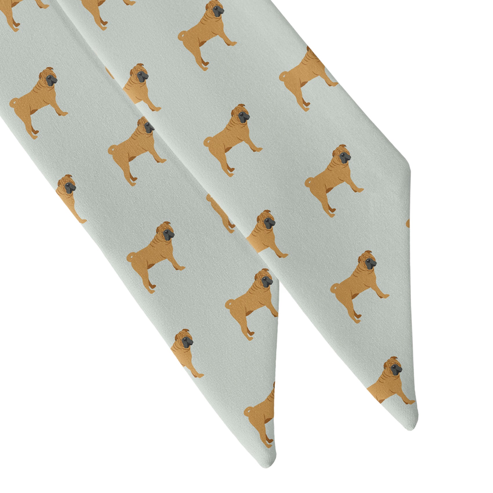 Shar-Pei Hair Scarf - Scarf Tapered Ends - Knotty Tie Co.