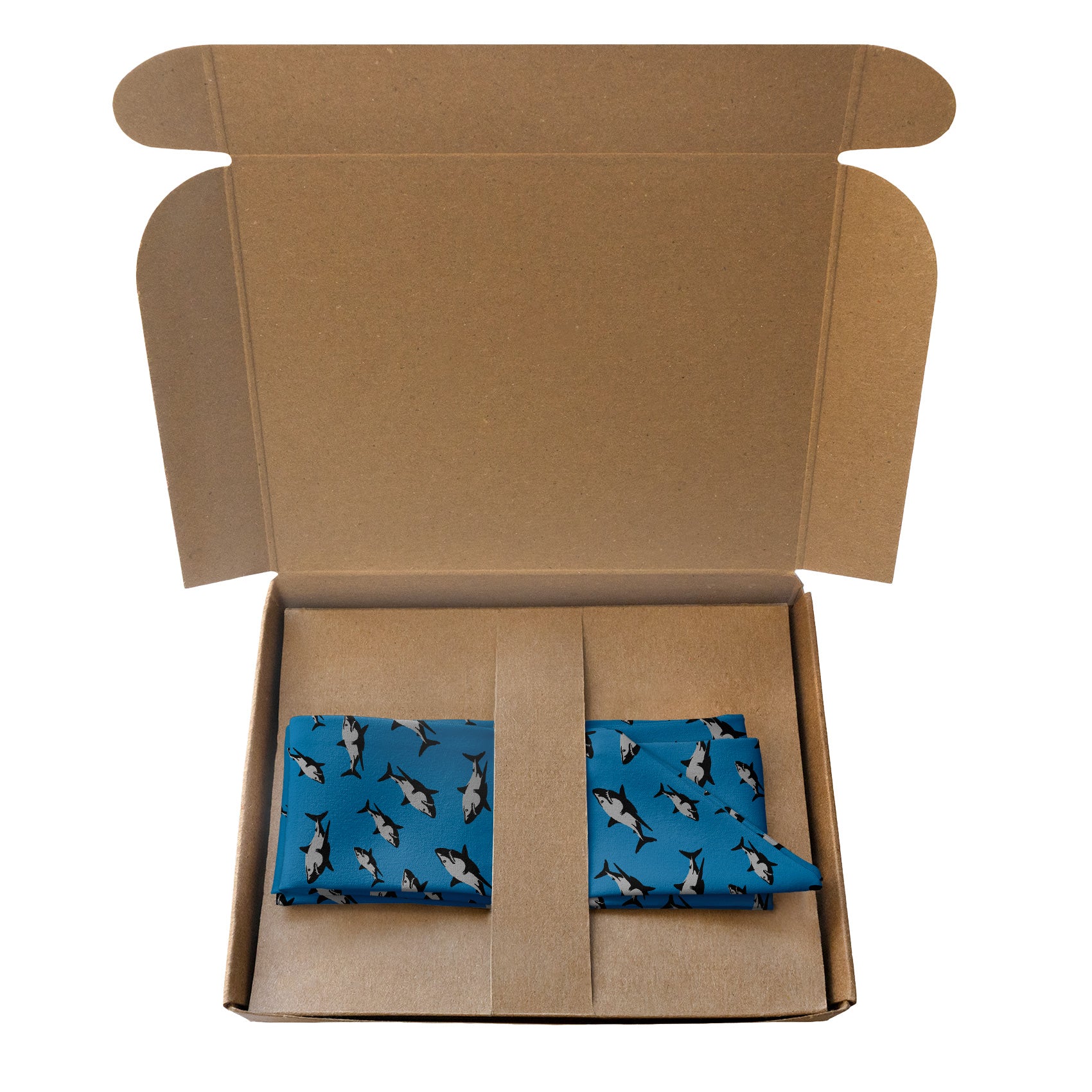 Sharks Hair Scarf - Packaging - Knotty Tie Co.