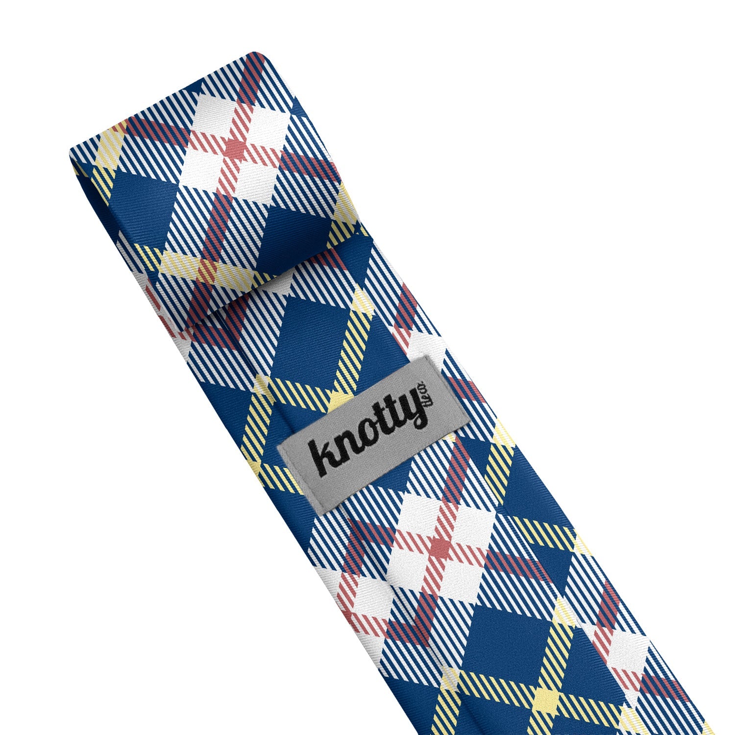 Shaun Plaid Necktie - Tag - Knotty Tie Co.