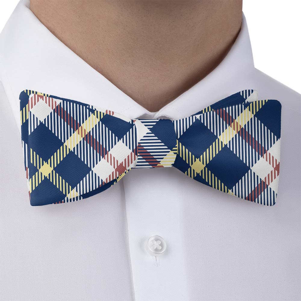 Shaun Plaid Bow Tie - Bow Tie with Dress Shirt - Knotty Tie Co.