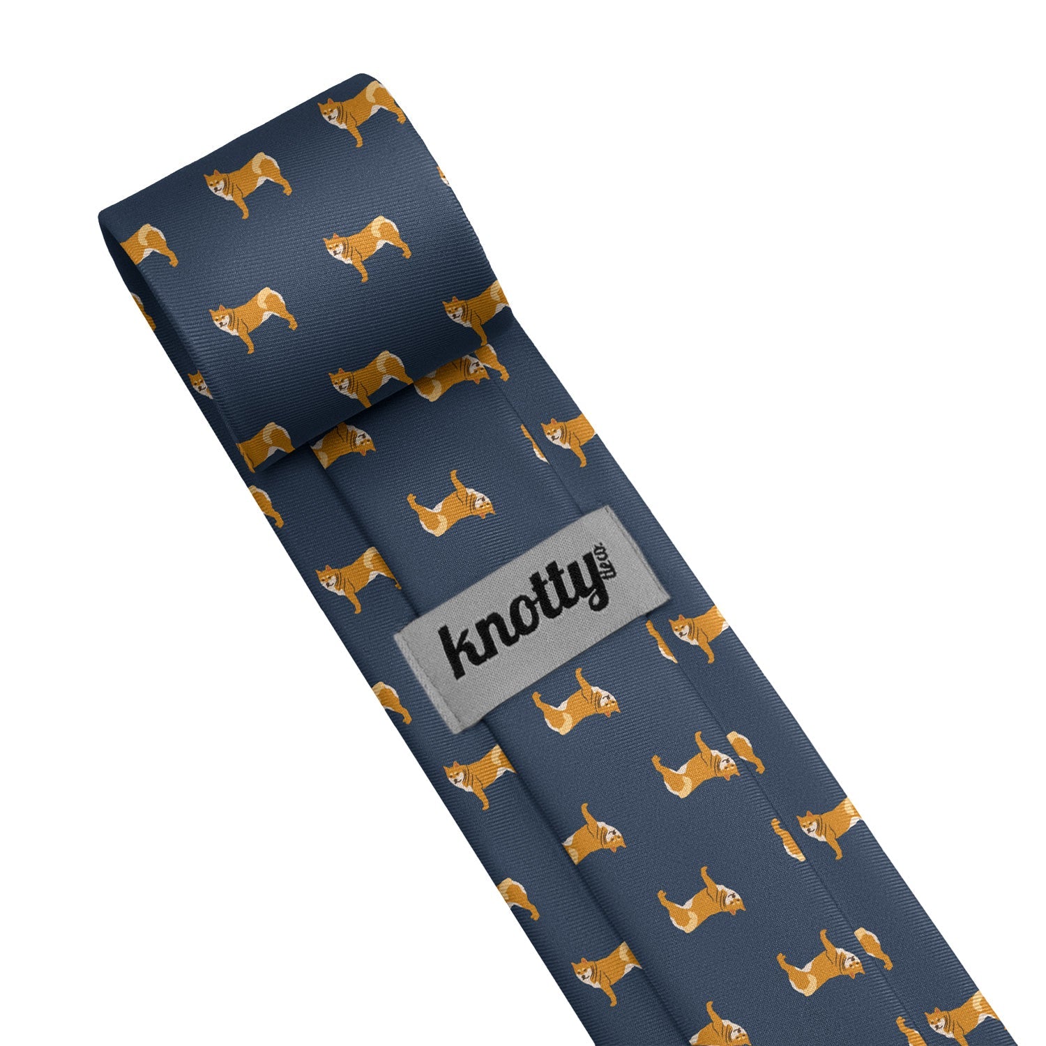 Shiba Inu Necktie - Tag - Knotty Tie Co.