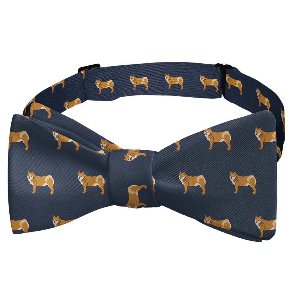 Shiba Inu Bow Tie - Self Tie Bow Tie - Knotty Tie Co.