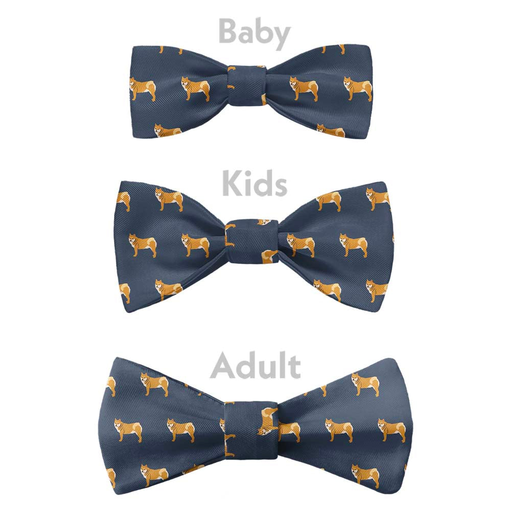Shiba Inu Bow Tie - Bow Sizes - Knotty Tie Co.