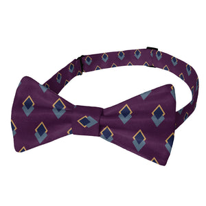 Simon Geometric Bow Tie - Adult Pre-Tied 12-22" -  - Knotty Tie Co.