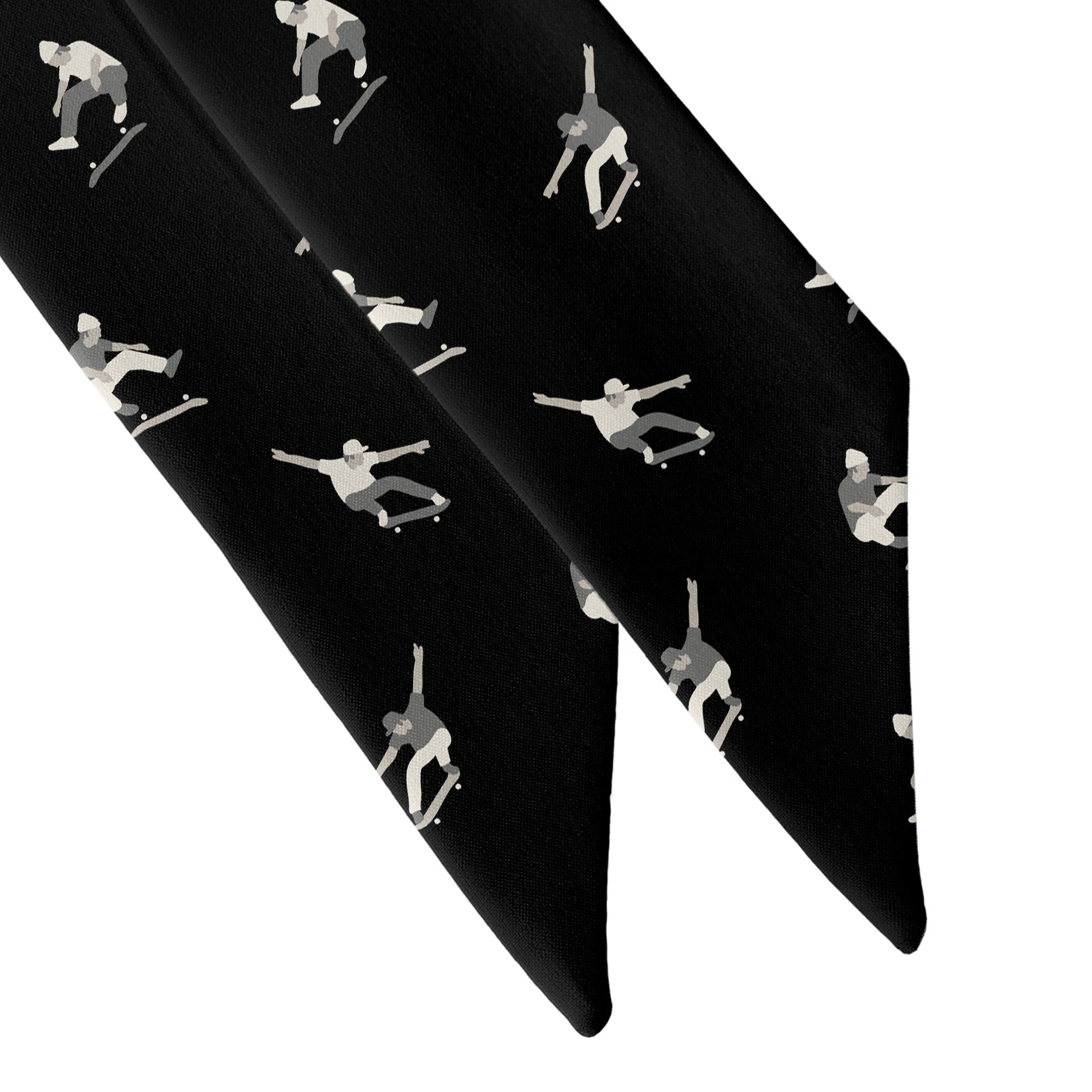 Skateboarding Hair Scarf - Scarf Tapered Ends - Knotty Tie Co.