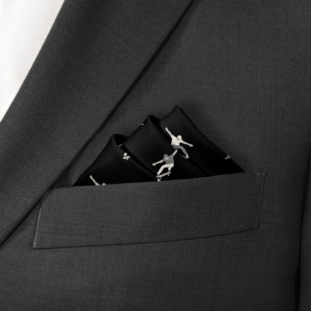 Skateboarding Pocket Square - Stairs Fold - Knotty Tie Co.