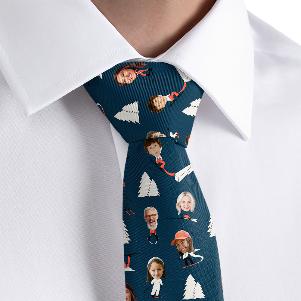 Slopes Photo Tie - Dress Shirt - Knotty Tie Co.