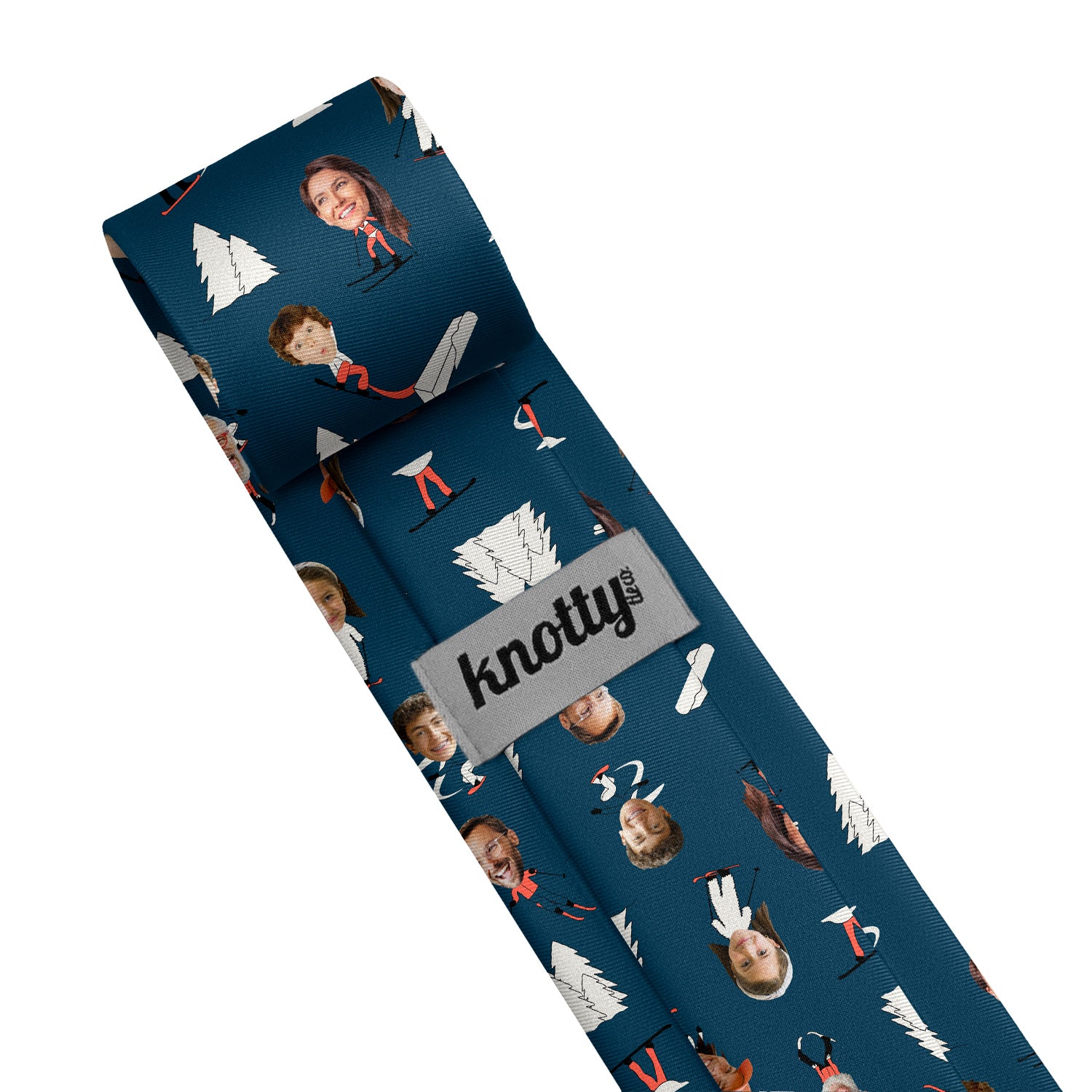 Slopes Photo Tie - Tag - Knotty Tie Co.
