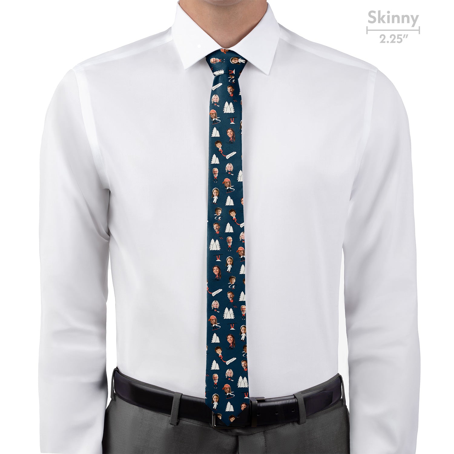 Slopes Photo Tie - Skinny - Knotty Tie Co.