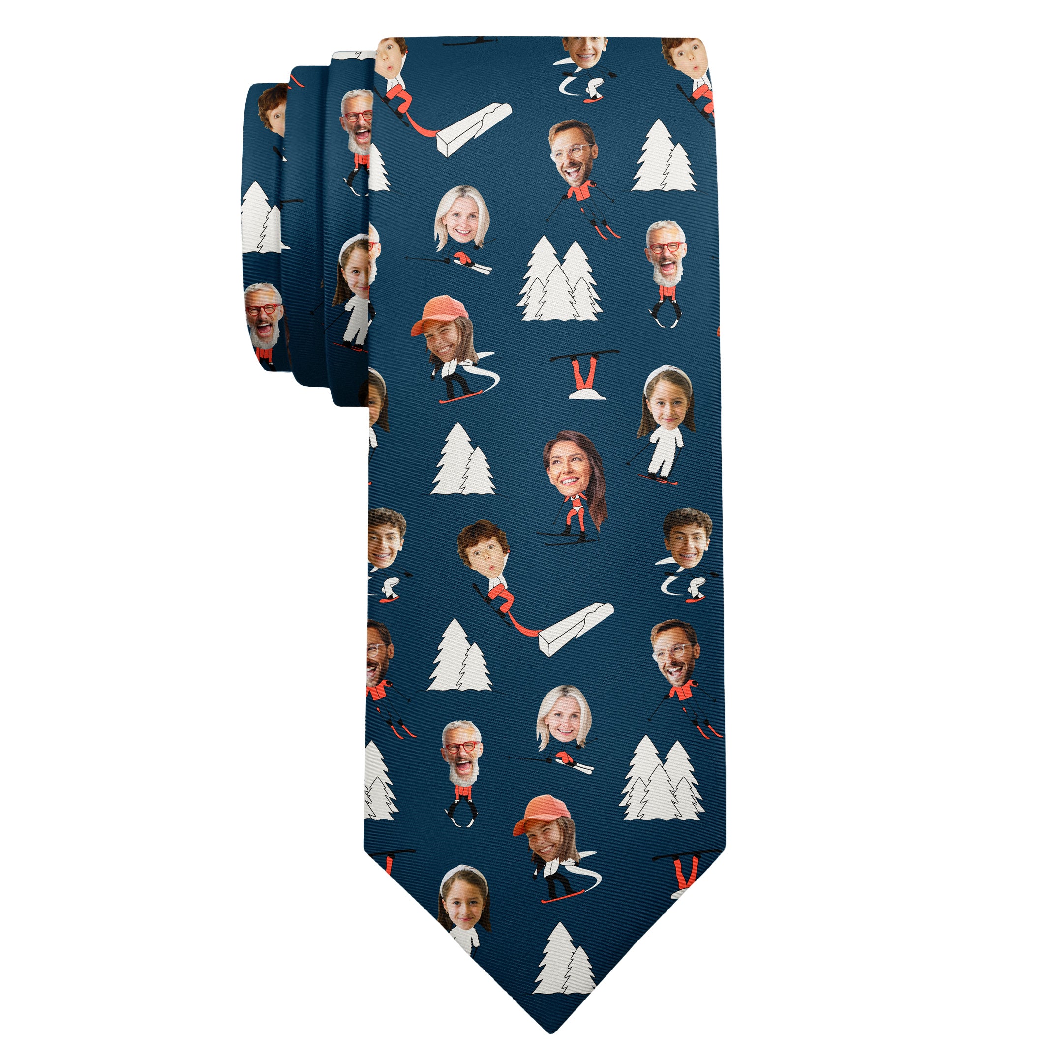Slopes Photo Tie - Long Roll - Knotty Tie Co.