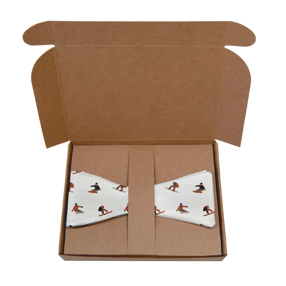 Snowboarding Bow Tie - Kraft Gift Box Packaging - Knotty Tie Co.