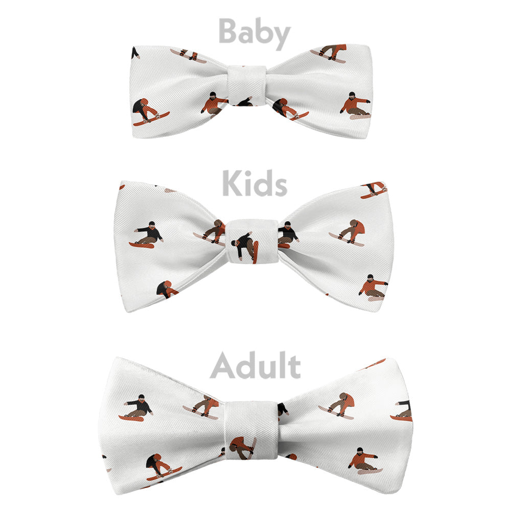 Snowboarding Bow Tie - Bow Sizes - Knotty Tie Co.