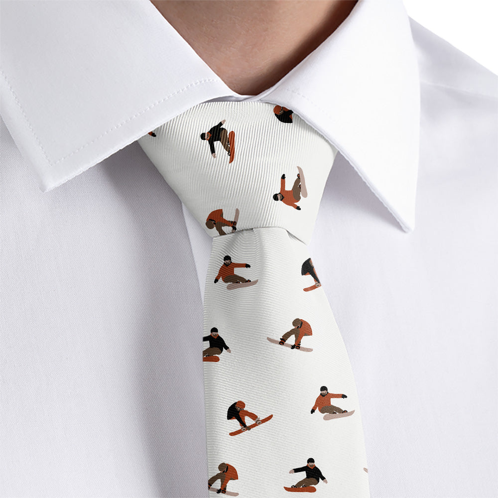 Snowboarding Necktie - Dress Shirt - Knotty Tie Co.