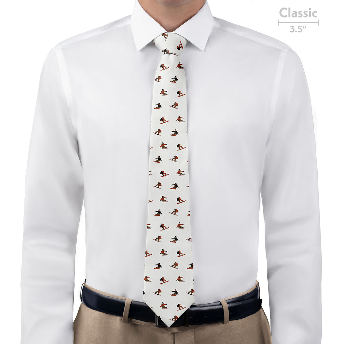 Snowboarding Necktie - Classic  - Knotty Tie Co.