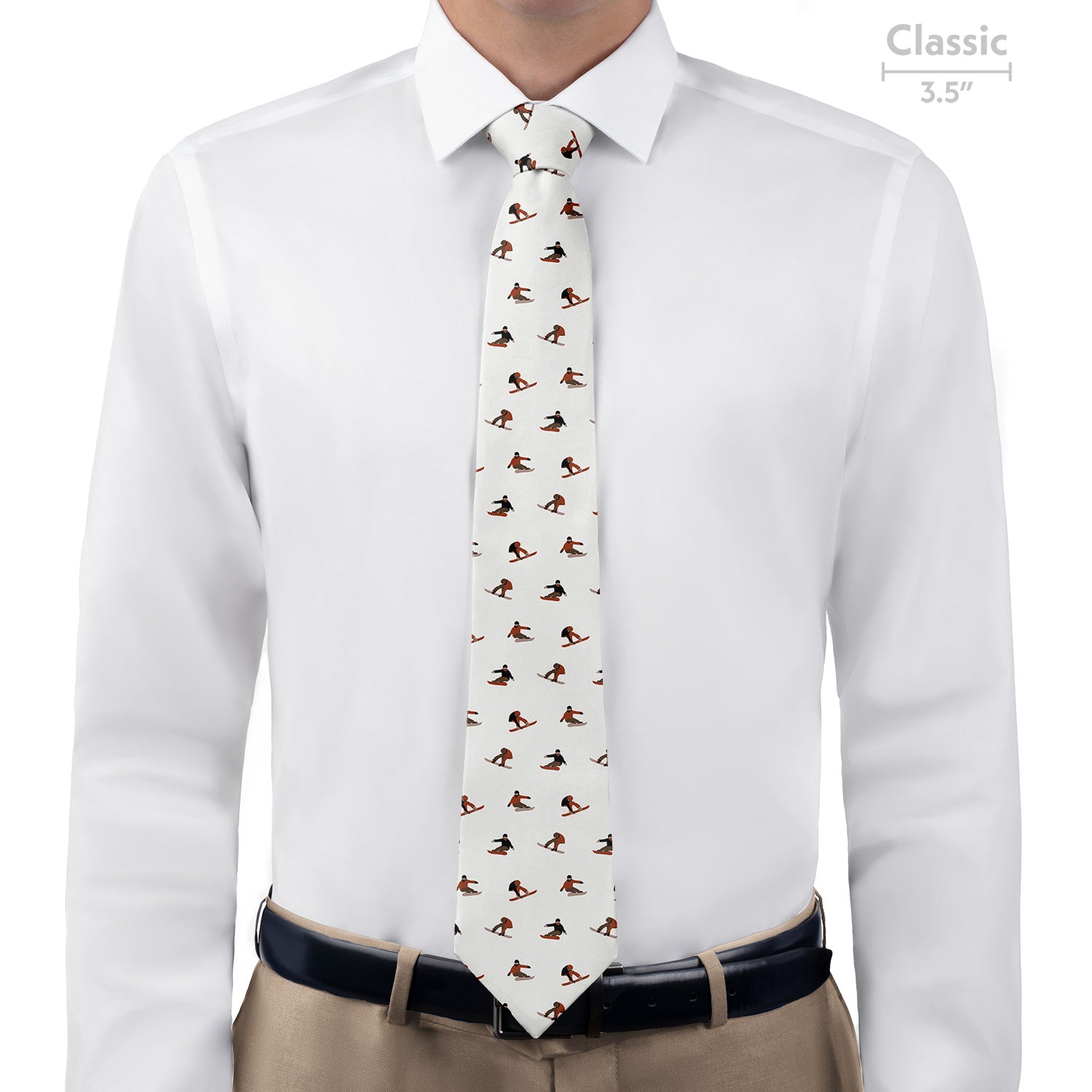 Snowboarding Necktie - Classic  - Knotty Tie Co.